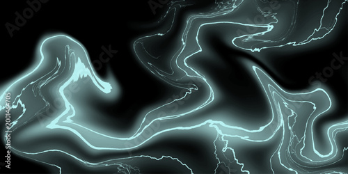 Abstract colorful acrylic pour Liquid marble surfaces Design, Black and blue abstract background with smooth waves presentation design. Grunge Black and blue Marble Texture, Abstract Wavy Pattern. 