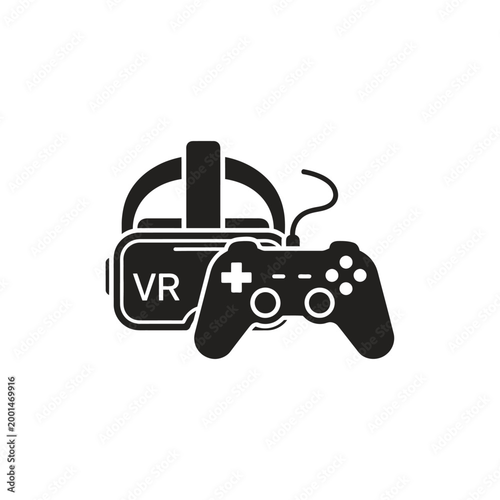 Fototapeta premium Virtual Reality Gaming Console Controller.