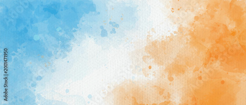 Foto Abstract pixelated gradient a blend of blue white and orange hues