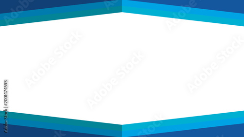 Background white with blue 3d frame. Vector can be used for banners, posters, power points, certificate, templates, slides, etc.
