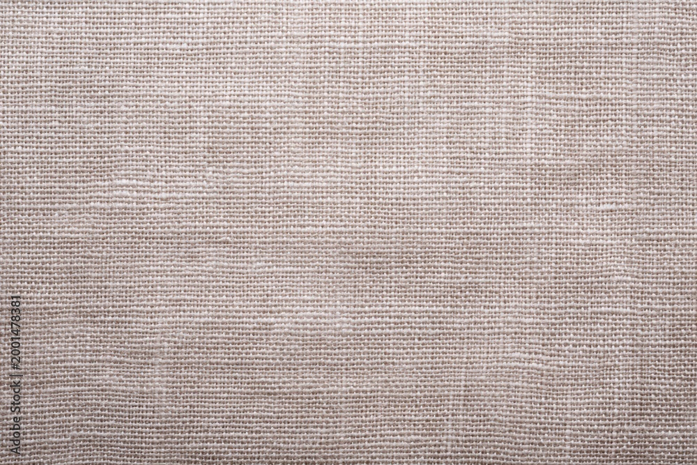 Fototapeta premium Beige linen wallpaper texture background, interior wall design