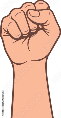 vector illustration of a hand