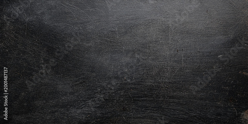 Dark wall scratched blackboard texture background with scratches and marks for design and education concepts