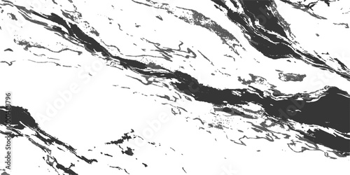 Abstract grayscale stone texture in high resolution, the intricate natural patterns of a marble slab. The high-contrast, black and white palette adds a touch of elegance.