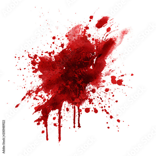Blood Splatter Isolated on Transparent Background: Professional Usage and Purpose