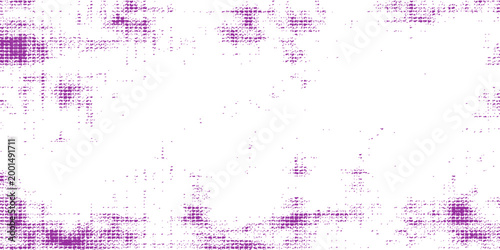 Abstract Texture of Purple Patches on white space.
