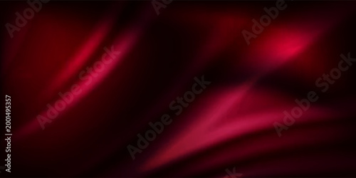 Black dark deep burgundy ruby cherry plum red abstract background. Silk satin velvet fabric. Elegant luxury rich. Curtain drapery fold line wave flow. Romance, Valentine, Birthday. Christmas. Design.