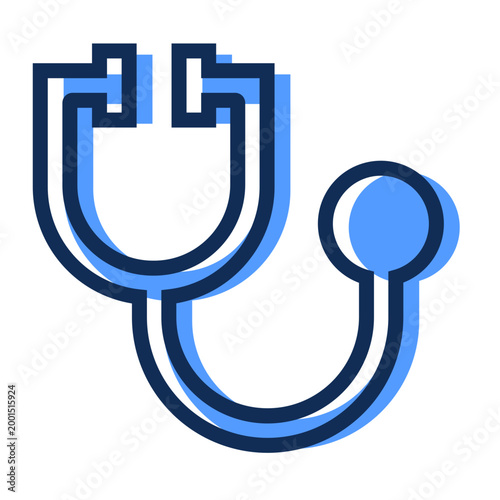 Stethoscope Medical Icon_Filled Line Icon