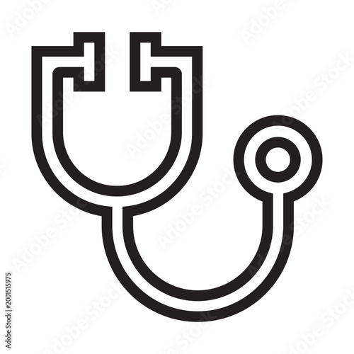 Stethoscope Medical Icon_Line Icon