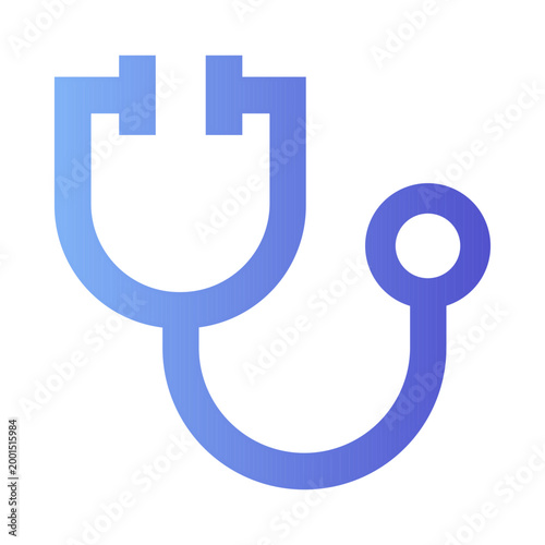 Stethoscope Medical Icon_Gradient Fill Icon