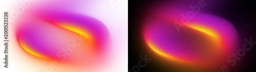 Pink and orange swirl texture collection featuring atmospheric gradient styles