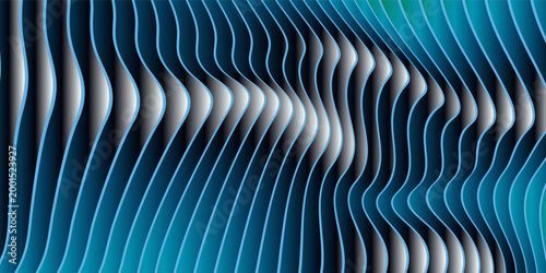 Blue Glass Pattern - Abstract Background