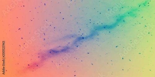 A vibrant spectrum of colors blends in a visual display of an abstract world. with a dynamic and evolving landscape, creating a sense of wonder.