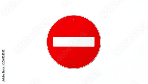 Free Download Red Circle Sign with White Horizontal Bar Indicating No Entry. - GFXLoad