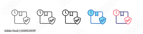 Product Durability Icon In 5 Different Styles Set Collection.   