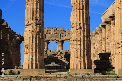 Canvastavla selinunte archaeological site ancient Greece remains of the city archaeology Sic