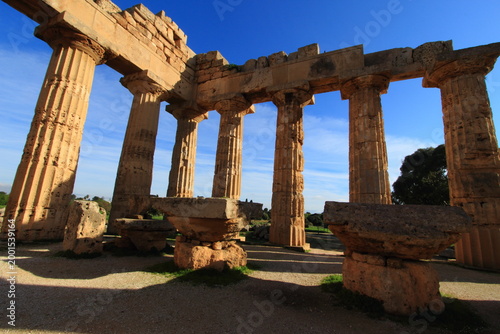 Foto selinunte archaeological site ancient Greece remains of the city archaeology Sic