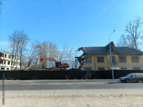the old street is being updated