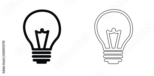 Adobe Illustrator ArtworkLightbulb Idea Icon – Business Innovation Concept