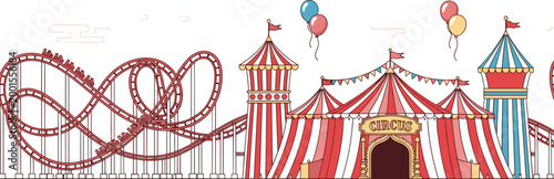 Construction and gardening tools set with trowel, shovel, axe, and spade illustrating work equipment, repair, and maintenance vector illustration