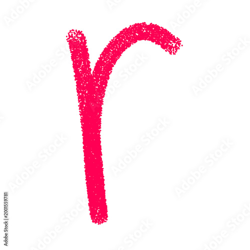 Alphabet scribbles with crayons, alphabet doodle 