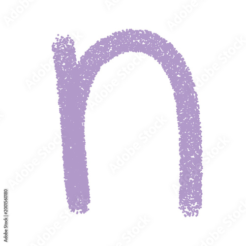 Alphabet scribbles with crayons, alphabet doodle 