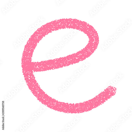 Alphabet scribbles with crayons, alphabet doodle 