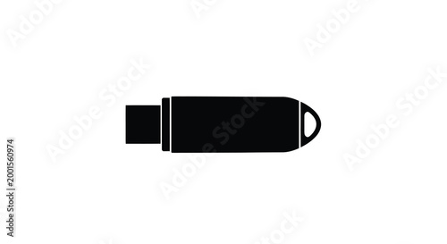 usb flash drive silhouette high quality professional detailed modern elegant