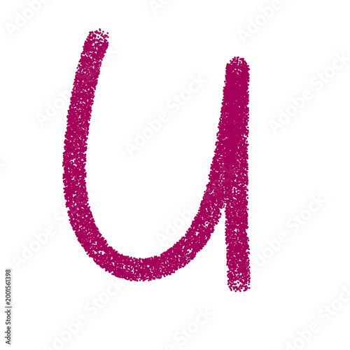 Alphabet scribbles with crayons, alphabet doodle 