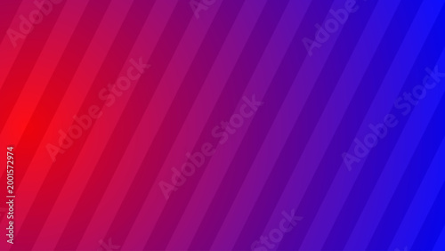 Vibrant gradient background with diagonal stripes in shades of red, purple, and blue