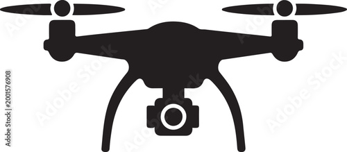 Photos Aerial Drone Technology Vector Black Minimal Design