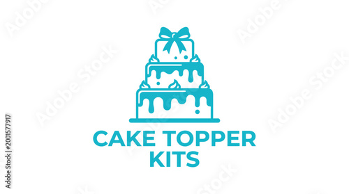 Cake Topper Kits Logo Design.