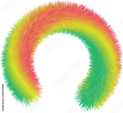 new brush effect circle art