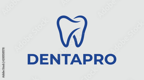 Dentapro Logo Design for Dental Clinic and Professional Services.