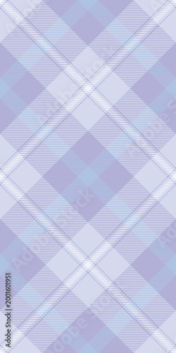 Loft background check fabric, tone tartan texture textile. Ethnic vector seamless pattern plaid in blue and light colors.