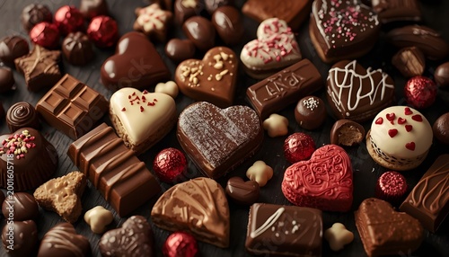Candy and Chocolate Dessert Spread