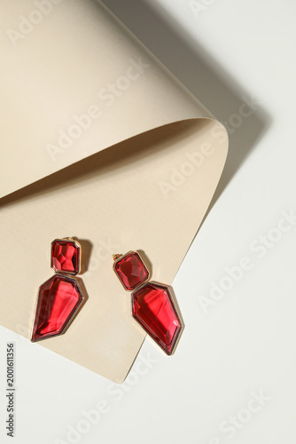 Beautiful earrings and fold...