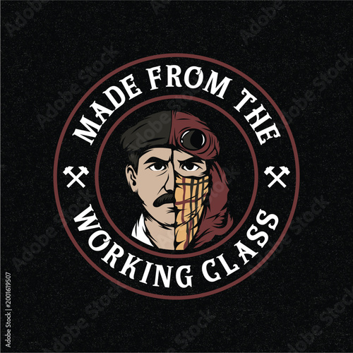 logo concept ultras casual hooligan football fans sticker vector design