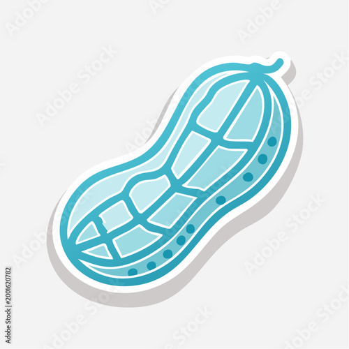 Stylized Peanut Icon