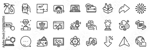 Floor plan, Computer security and Internet pay line icons pack. Share, Message, Paper plane icons. Web shop, Low percent, Launder money web icon. Vector
