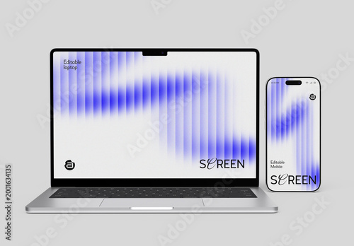 Laptop and Smartphone Mockup