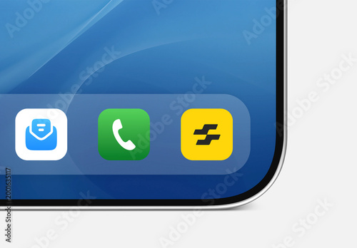 App Icon Mockup on Smartphone Screen