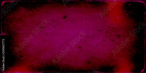 A dark red abstract grunge background with space featuring a worn vintage wall texture and aged paint on a rough brown paper surface for a dirty old pattern design