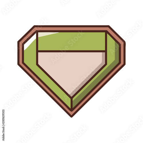 Minimalist Shield Emblem Vector Icon