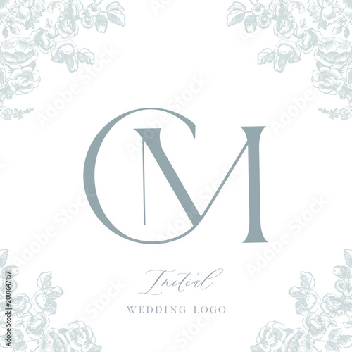 Classic CM Initial Interlocking Monogram Logo