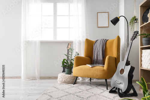 Interior of living room wit...