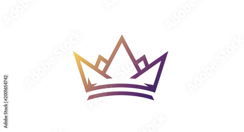 Stylish Crown Logo Design for Royal Brand Identity.