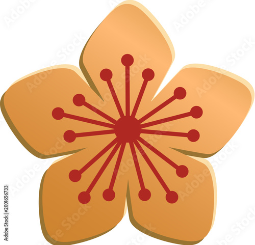 Bronze Plum Flower