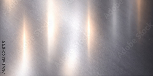 Captivating abstract brushed metal texture with gleaming highlights, perfect for adding a touch of sophistication.