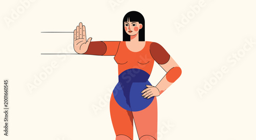 Vector woman, fitness, exercise, workout, athletic, sports, illustration